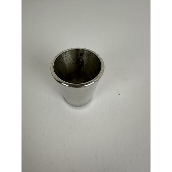 Pewter Boardman Colonial Glossy Glass Inside Gentleman Top Hat in Tux 2.5 x 2 In - Picture 1 of 7